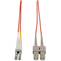 Photo of Camplex MMD62-LC-SC-002 Premium Bend Tolerant Fiber Patch Cable OM1 Multimode Duplex LC to SC - Orange - 2 Meter