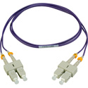 Camplex MMDM4-SC-SC-001 OM4 Premium Bend Tolerant Multimode Duplex SC to SC Fiber Patch Cable - Purple - 1 Meter