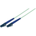Photo of Camplex Premium Bend Tolerant Fiber Patch Cable OM3 Multimode Simplex LC to LC - Aqua - 10 Meter