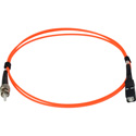 Camplex Premium Bend Tolerant Fiber Patch Cable OM1 Multimode Simplex ST to SC - Orange - 1 Meter