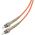 Camplex MMS62-ST-ST-001 62/125 Fiber Optic Patch Cable OM1 Multimode Simplex  ST to ST - Orange - 1 Meter