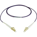 Camplex MMSM4-LC-LC-001 OM4 Premium Bend Tolerant Multimode Simplex LC to LC Fiber Patch Cable - Purple - 1 Meter