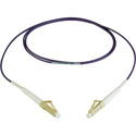 Camplex MMSM4-LC-LC-001 OM4 Premium Bend Tolerant Multimode Simplex LC to LC Fiber Patch Cable - Purple - 1 Meter