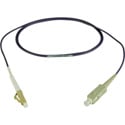 Camplex OM4 Premium Bend Tolerant Multimode Simplex LC to SC Fiber Patch Cable - Purple - 1 Meter