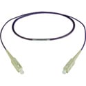 Camplex OM4 Premium Bend Tolerant Multimode Simplex SC to SC Fiber Patch Cable - Purple - 1 Meter