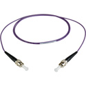 Camplex MMSM4-ST-ST-001 OM4 10/40/100G Multimode Simplex ST to ST Fiber Patch Cable - Purple - 1 Meter
