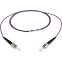 Photo of Camplex OM4 Premium Bend Tolerant Multimode Simplex ST to ST Fiber Patch Cable - Purple - 2 Meter