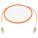 Camplex MMXS62-LC-LC-001 OM1 Bend Tolerant Multimode Simplex LC to LC Armored Fiber Patch Cable - Orange - 1 Meter