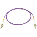 Camplex OM4 Bend Tolerant Multimode Simplex LC to LC Armored Fiber Patch Cable - Purple - 1 Meter