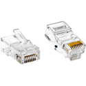 Photo of Connectronics MP-EZC5U-25 Quick Pass-Through CAT5e RJ45 Connectors - 25 Pack