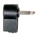 Right Angle 3.5mm Mini Male Plug Cable End (mono)