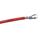 Photo of Gepco MP1201 24AWG Quad-Star Microphone Cable - 1000 Foot Roll - Red