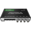Matrix Switch MSC-FC4BF 4 BNC Input 4 SFP Output 3G-SDI Converter - Fiber or other SFP modules not included