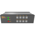 Matrix Switch MSC-FS44FBL 4 SFP Input 4 BNC Output 3G-SDI Mini Switcher w/ Button Panel - Fiber/SFP Modules not included