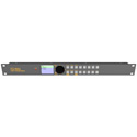 Matrix Switch MSC-GCP1U16 1RU Control Panel that Combines a Color Quarter VGA Display 16 Lit Push Button