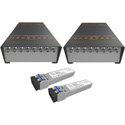 Matrix Switch MSC-SFL-117 8 Channel 3G-SDI - SDI/HDSDI Over Fiber Extender - CWDM Fiber Link Product Solution