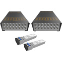 Matrix Switch MSC-SFL-121 16 Channel 3G-SDI - SDI/HDSDI Over Fiber Extender - CWDM Fiber Link Product Solution