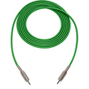 Photo of Sescom MSC1.5MMGN Audio Cable Mogami Neglex Quad 3.5mm TS Male to 3.5mm TS Mono Male Green - 1.5 Foot