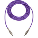 Photo of Sescom MSC1.5MMPE Audio Cable Mogami Neglex Quad 3.5mm TS Male to 3.5mm TS Mono Male Purple - 1.5 Foot
