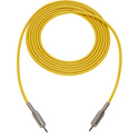 Photo of Sescom MSC1.5MMYW Audio Cable Mogami Neglex Quad 3.5mm TS Male to 3.5mm TS Mono Male Yellow - 1.5 Foot