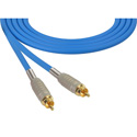 Photo of Sescom MSC1.5RRBE Audio Cable Mogami Neglex Quad RCA Male to RCA Male Blue - 1.5 Foot