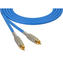 Photo of Sescom Audio Cable Mogami Neglex Quad RCA Male to RCA Male Blue - 1.5 Foot