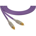 Photo of Sescom MSC1.5RRPE Audio Cable Mogami Neglex Quad RCA Male to RCA Male Purple - 1.5 Foot