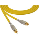 Photo of Sescom Audio Cable Mogami Neglex Quad RCA Male to RCA Male Yellow - 1.5 Foot