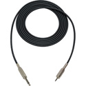 Sescom MSC10SM Audio Cable Mogami Neglex Quad 1/4 TS Mono Male to 3.5mm TS Mono Male Black - 10 Foot