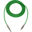 Photo of Sescom MSC1.5SMGN Audio Cable Mogami Neglex Quad 1/4 TS Mono Male to 3.5mm TS Mono Male Green - 1.5 Foot