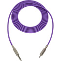 Photo of Sescom MSC1.5SMPE Audio Cable Mogami Neglex Quad 1/4 TS Mono Male to 3.5mm TS Mono Male Purple - 1.5 Foot