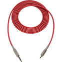Photo of Sescom MSC1.5SMRD Audio Cable Mogami Neglex Quad 1/4 TS Mono Male to 3.5mm TS Mono Male Red - 1.5 Foot