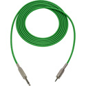 Photo of Sescom MSC1.5SMZGN Audio Cable Mogami Neglex Quad 1/4 TS Mono Male to 3.5mm TRS Balanced Male Green - 1.5 Foot