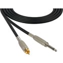 Photo of Sescom Audio Cable Mogami Neglex Quad 1/4 TS Mono Male to RCA Male Black - 1.5 Foot