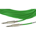 Photo of Sescom MSC1.5SSGN Audio Cable Mogami Neglex Quad 1/4 TS Mono Male to 1/4 TS Mono Male Green - 1.5 Foot