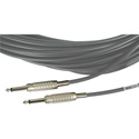 Photo of Sescom MSC1.5SSGY Audio Cable Mogami Neglex Quad 1/4 TS Mono Male to 1/4 TS Mono Male Gray - 1.5 Foot