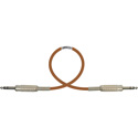 Photo of Sescom MSC1.5SZSZBN Audio Cable Mogami Neglex Quad 1/4 TRS Balanced Male to 1/4 TRS Balanced Male Brown - 1.5 Foot