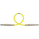 Photo of Sescom MSC1.5SZSZYW Audio Cable Mogami Neglex Quad 1/4 TRS Balanced Male to 1/4 TRS Balanced Male Yellow - 1.5 Foot