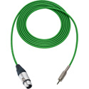 Photo of Sescom MSC1.5XJMZGN Audio Cable Mogami Neglex Quad 3-Pin XLR Female to 3.5mm TRS Balanced Male Green - 1.5 Foot