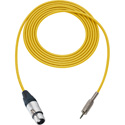 Photo of Sescom MSC1.5XJMZYW Audio Cable Mogami Neglex Quad 3-Pin XLR Female to 3.5mm TRS Balanced Male Yellow - 1.5 Foot