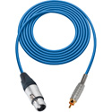 Photo of Sescom MSC1.5XJRBE Audio Cable Mogami Neglex Quad 3-Pin XLR Female to RCA Male Blue - 1.5 Foot