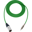 Photo of Sescom MSC1.5XMGN Audio Cable Mogami Neglex Quad 3-Pin XLR Male to 3.5mm TS Mono Male Green - 1.5 Foot
