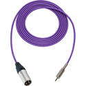 Photo of Sescom MSC1.5XMPE Audio Cable Mogami Neglex Quad 3-Pin XLR Male to 3.5mm TS Mono Male Purple - 1.5 Foot