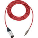 Photo of Sescom MSC1.5XMRD Audio Cable Mogami Neglex Quad 3-Pin XLR Male to 3.5mm TS Mono Male Red - 1.5 Foot