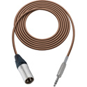 Photo of Sescom MSC1.5XSZBN Audio Cable Mogami Neglex Quad 3-Pin XLR Male to 1/4 TRS Male Brown - 1.5 Foot