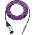 Photo of Sescom MSC1.5XSZPE Audio Cable Mogami Neglex Quad 3-Pin XLR Male to 1/4 TRS Male Purple - 1.5 Foot