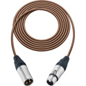 Photo of Sescom MSC1.5XXJBN Mic Cable Mogami Neglex Quad 3-Pin XLR Male to 3-Pin XLR Female Brown - 1.5 Foot