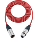 Photo of Sescom MSC1.5XXJRD Mic Cable Mogami Neglex Quad 3-Pin XLR Male to 3-Pin XLR Female Red - 1.5 Foot