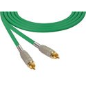 Photo of Sescom MSC100RRGN Audio Cable Mogami Neglex Quad RCA Male to RCA Male Green - 100 Foot