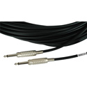 Photo of Sescom Audio Cable Mogami Neglex Quad 1/4 TS Mono Male to 1/4 TS Mono Male Black - 100 Foot